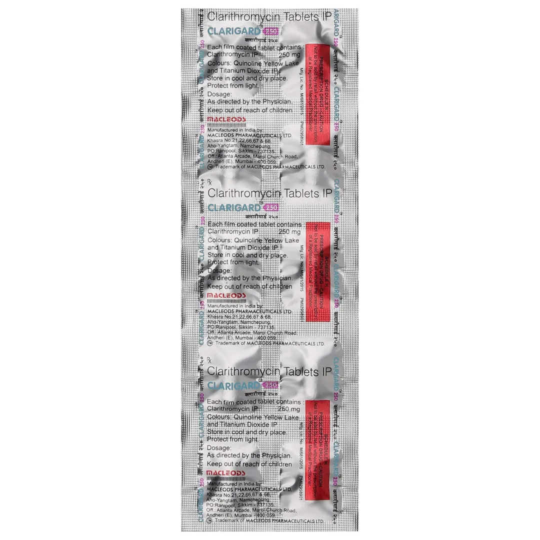 Clarigard 250 Tablet product image