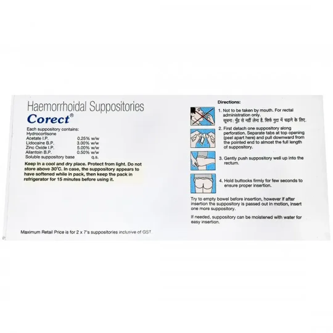 Corect Suppository product image
