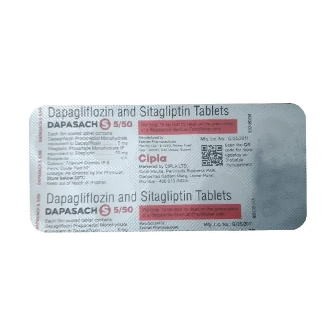 Dapasach S 5/50 Tablet product image