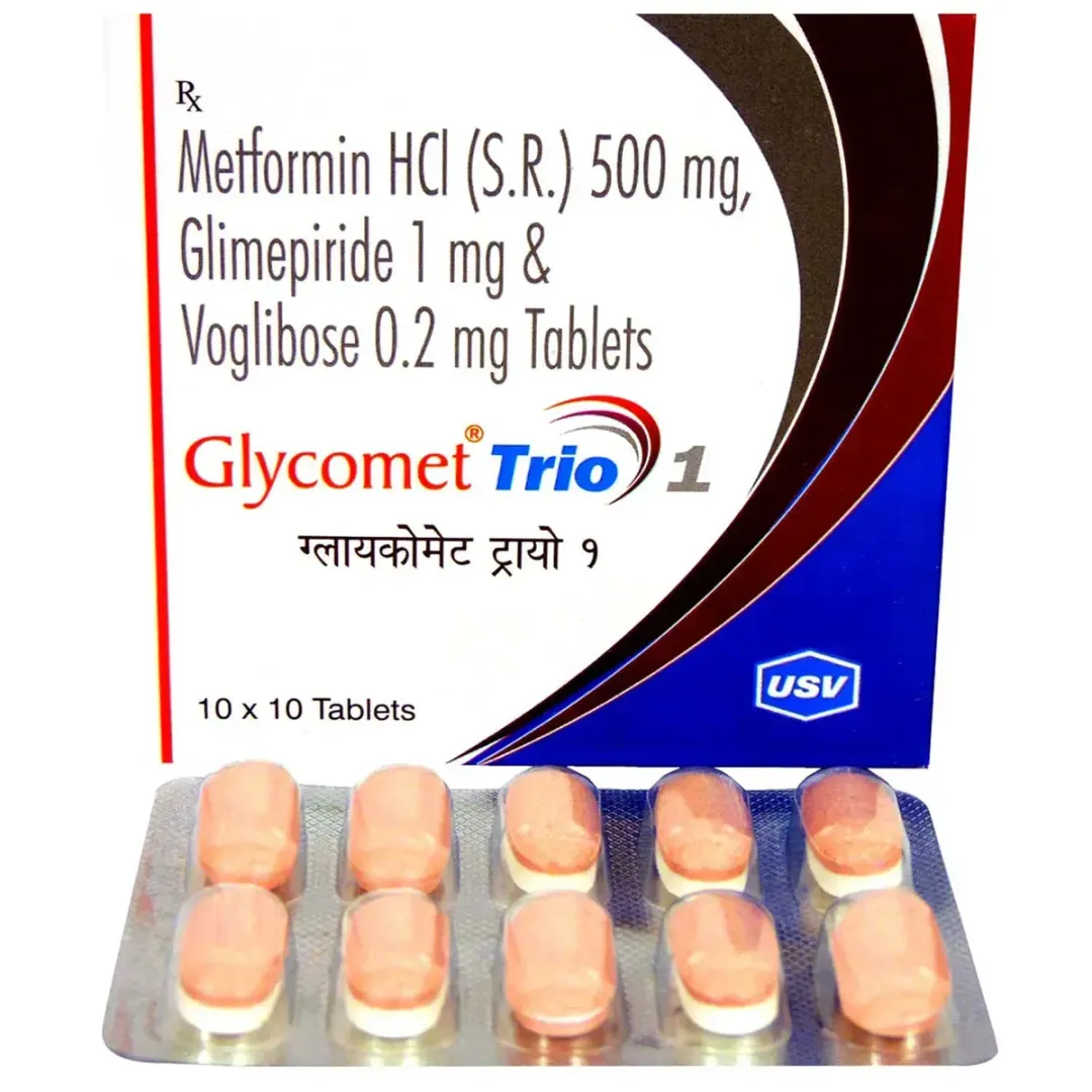 Glycomet Trio 1 Tablet product image