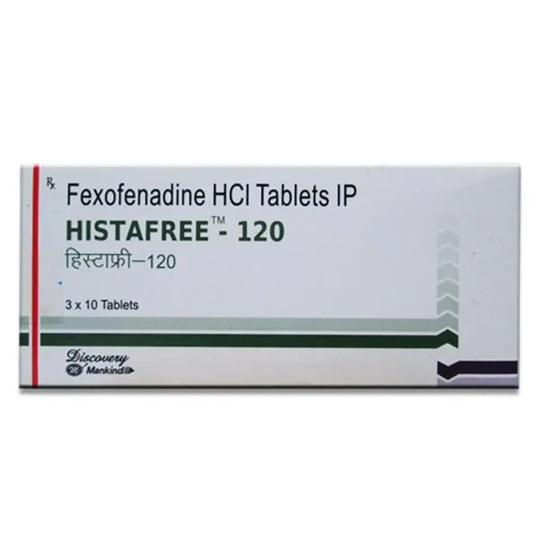 Histafree 120mg Tablet product image