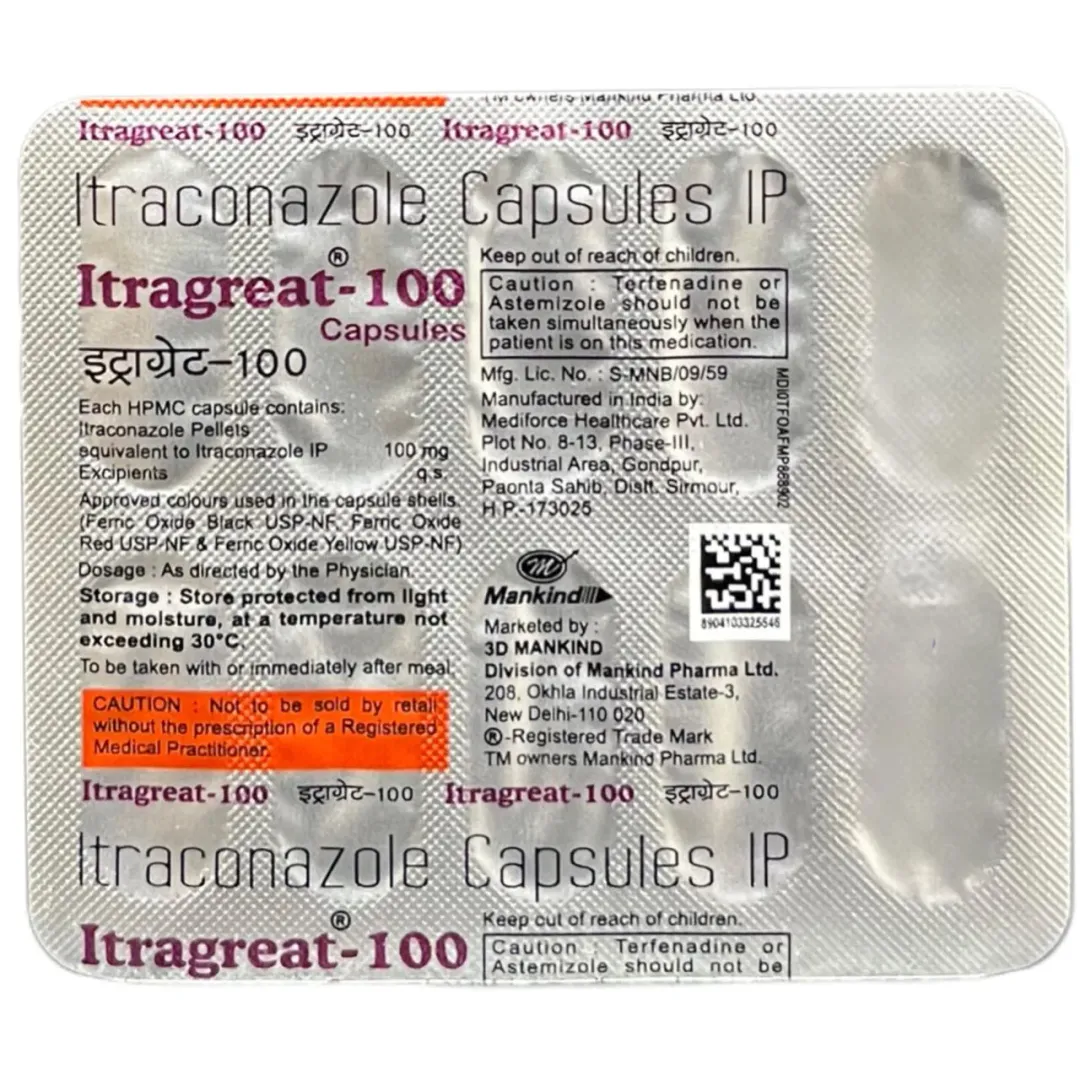 Itragreat 100 Capsule product image