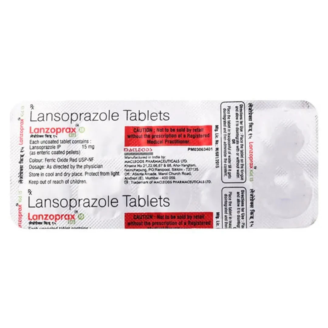 Lanzoprax Kid 15 Tablet product image
