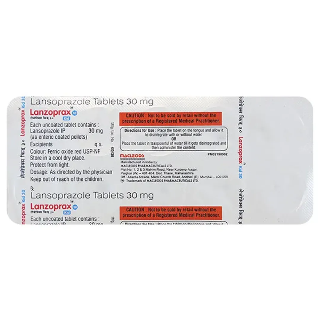 Lanzoprax Kid 30 Tablet product image