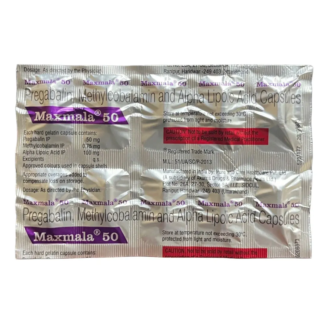 Maxmala 50 Capsule product image