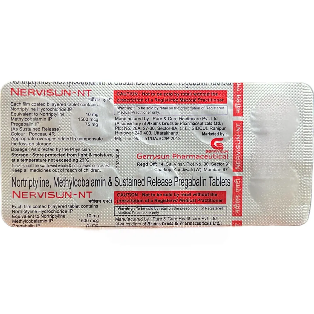 Nervisun Nt Tablet product image