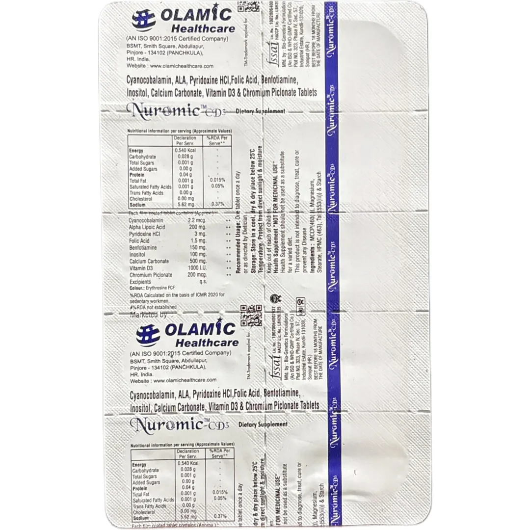 Nuromic Cd3 Tablet product image