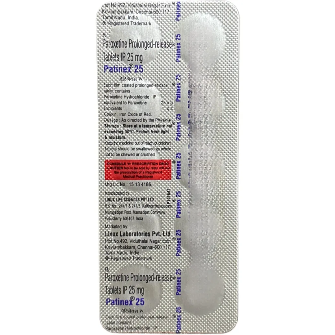 Patinex 25 Tablet product image