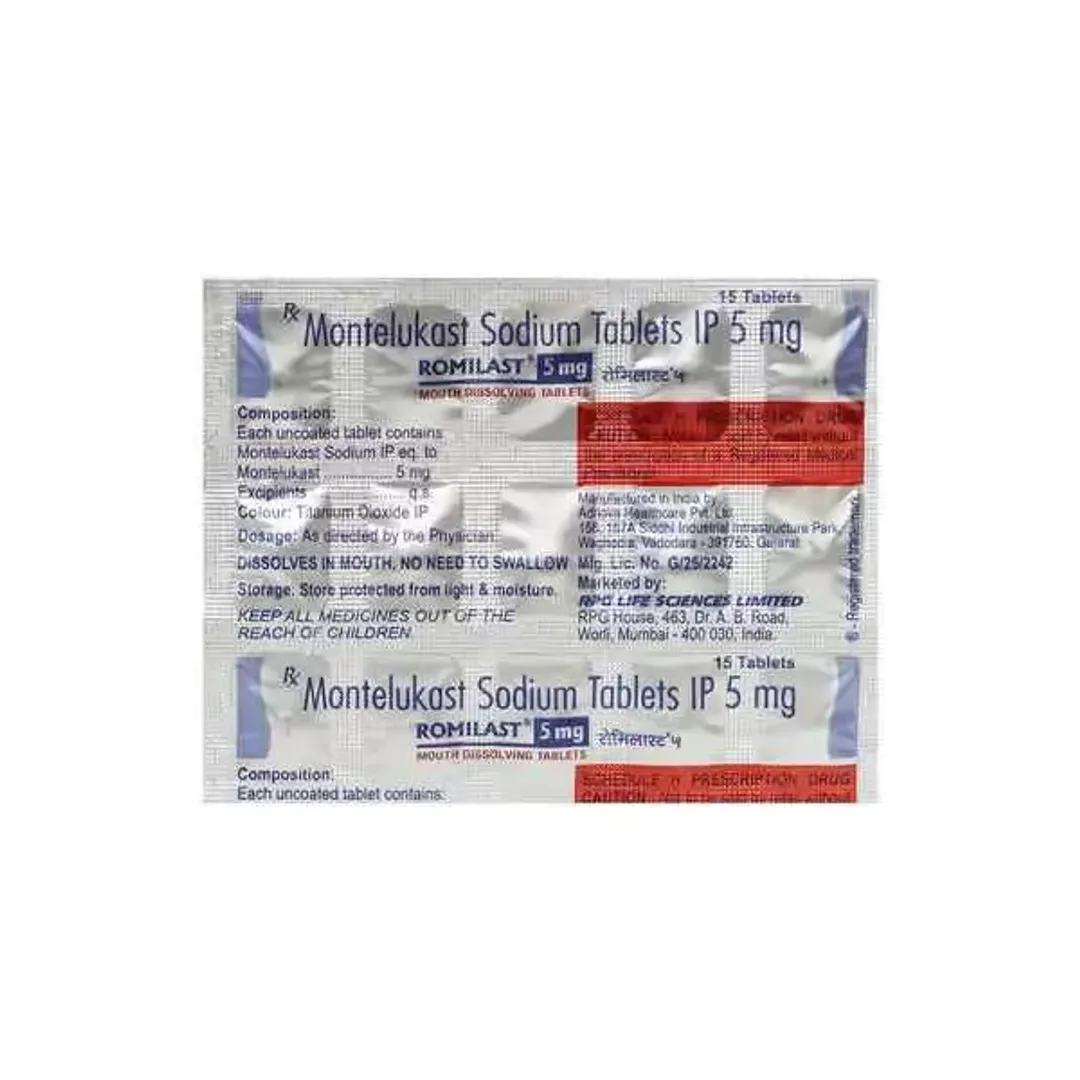 Romilast 5 Tablet product image