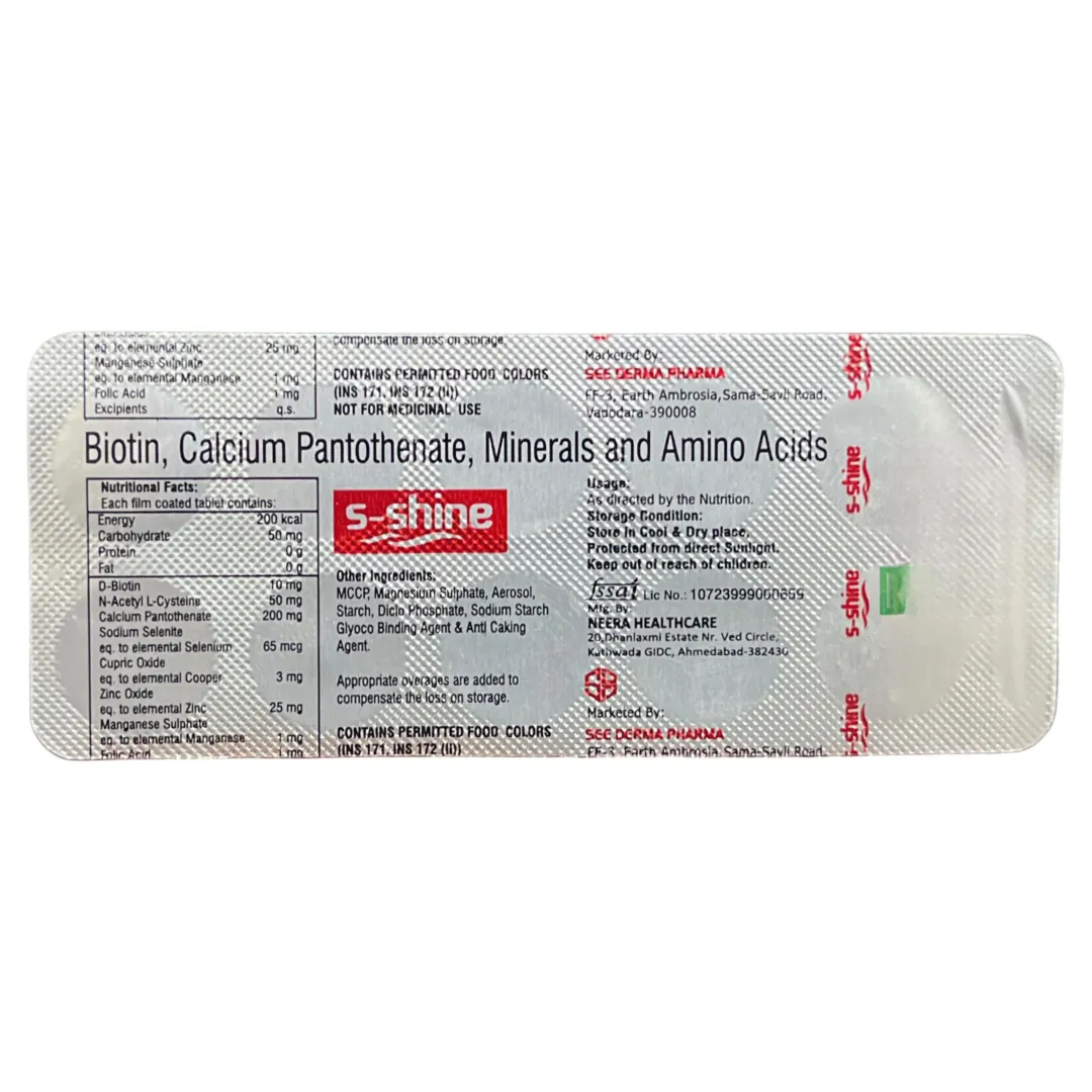 S Shine Tablet product image