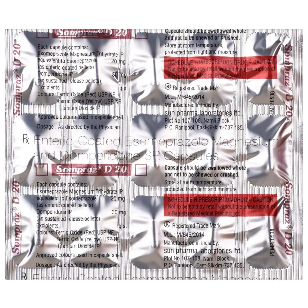 Sompraz D 20 Capsule product image