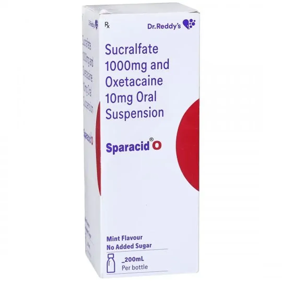Sparacid O Mint Suspension 200 Ml product image