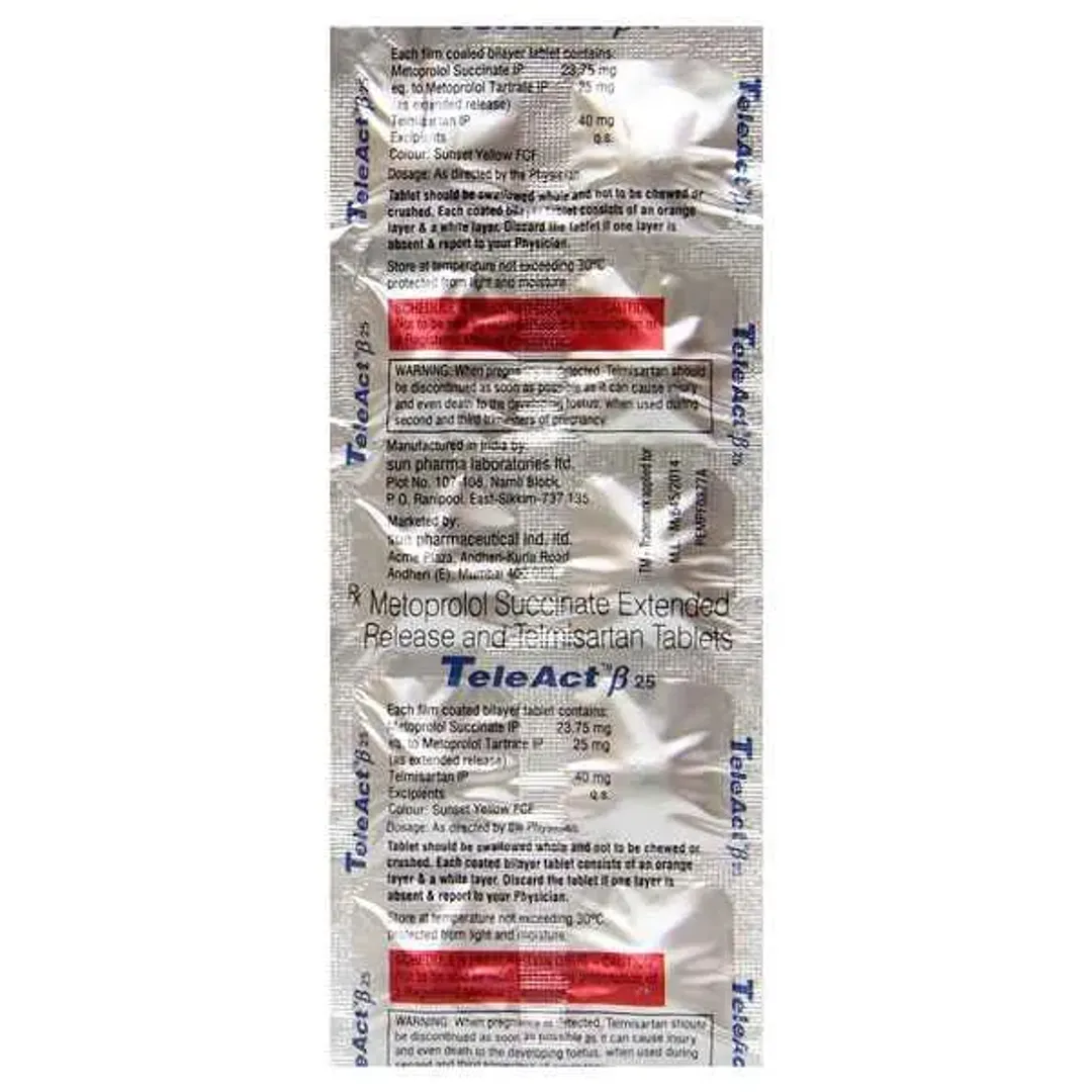 Teleact Beta 25 Tablet product image