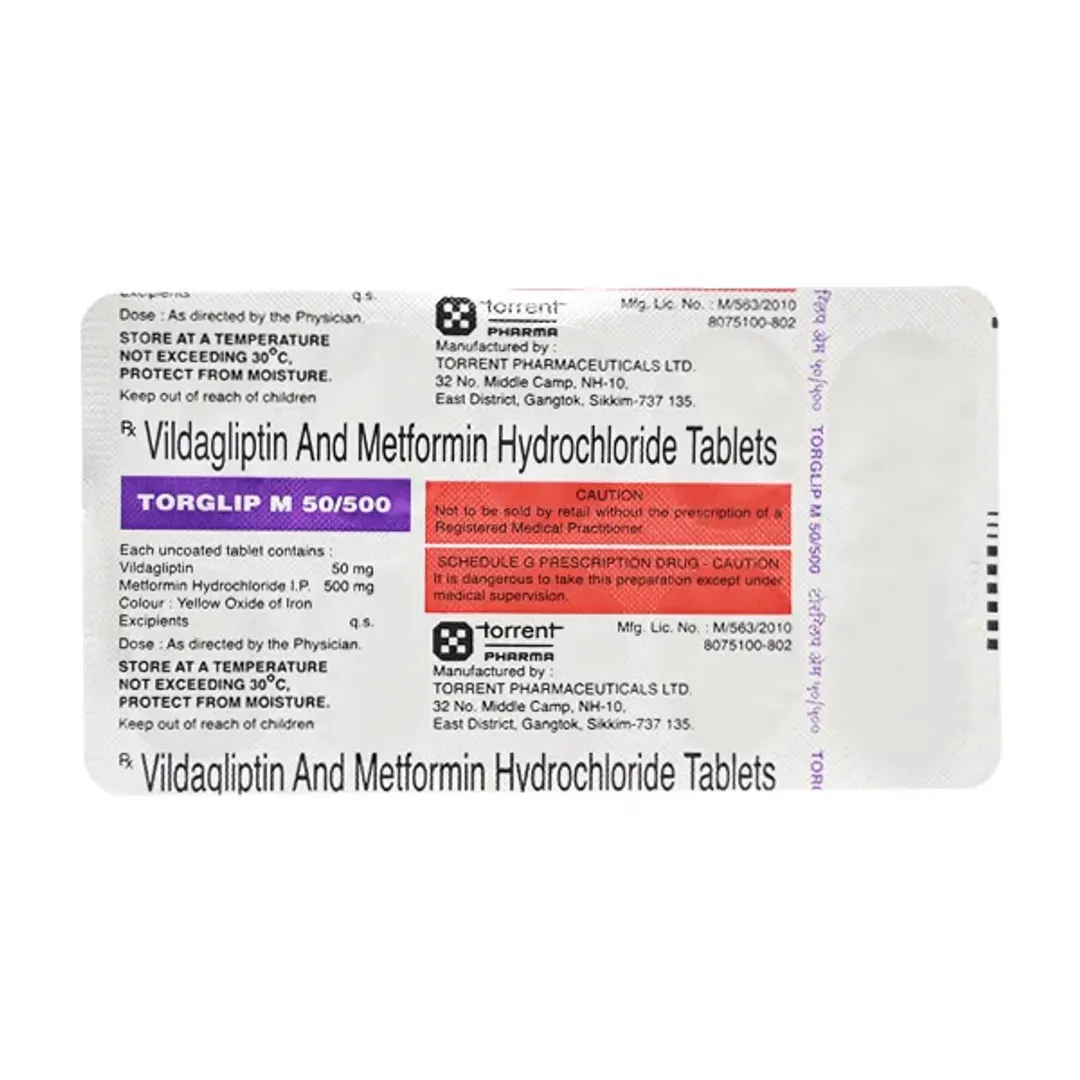 Torglip M 50/500 Tablet product image