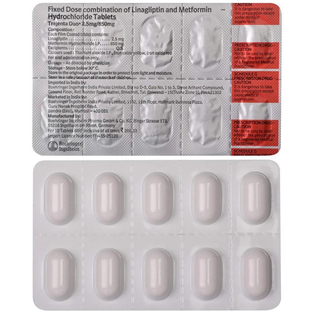 Trajenta Duo 1000mg Tablet product image