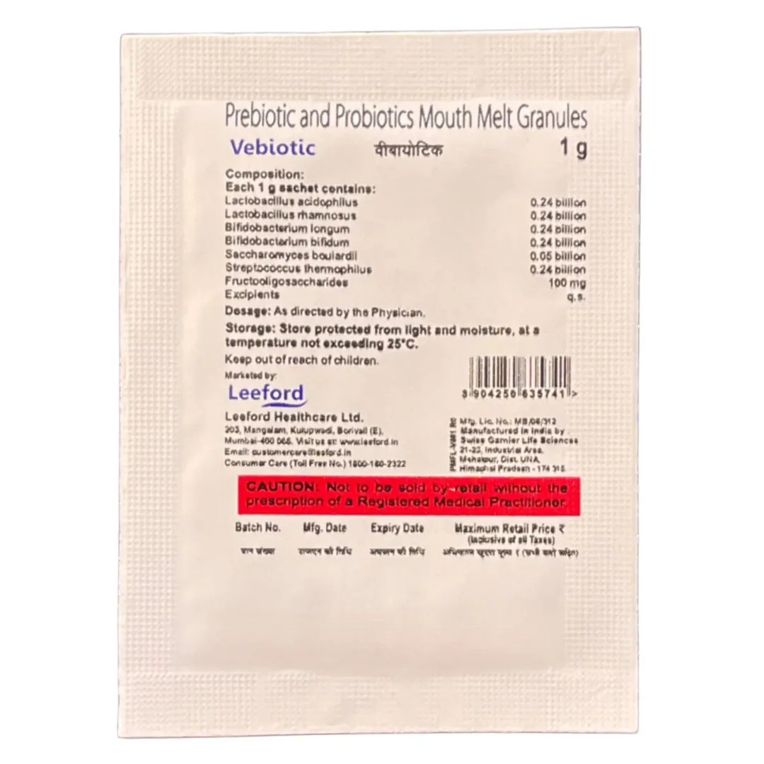 Vebiotic Sachet 1gm product image