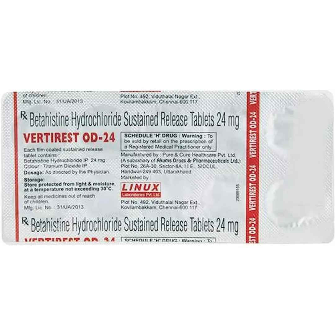 Vertirest Od 24 Tablet product image