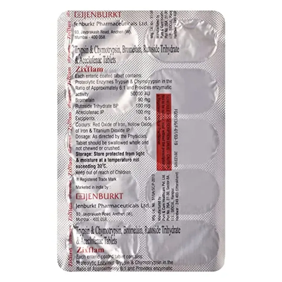 Zixflam Tablet product image