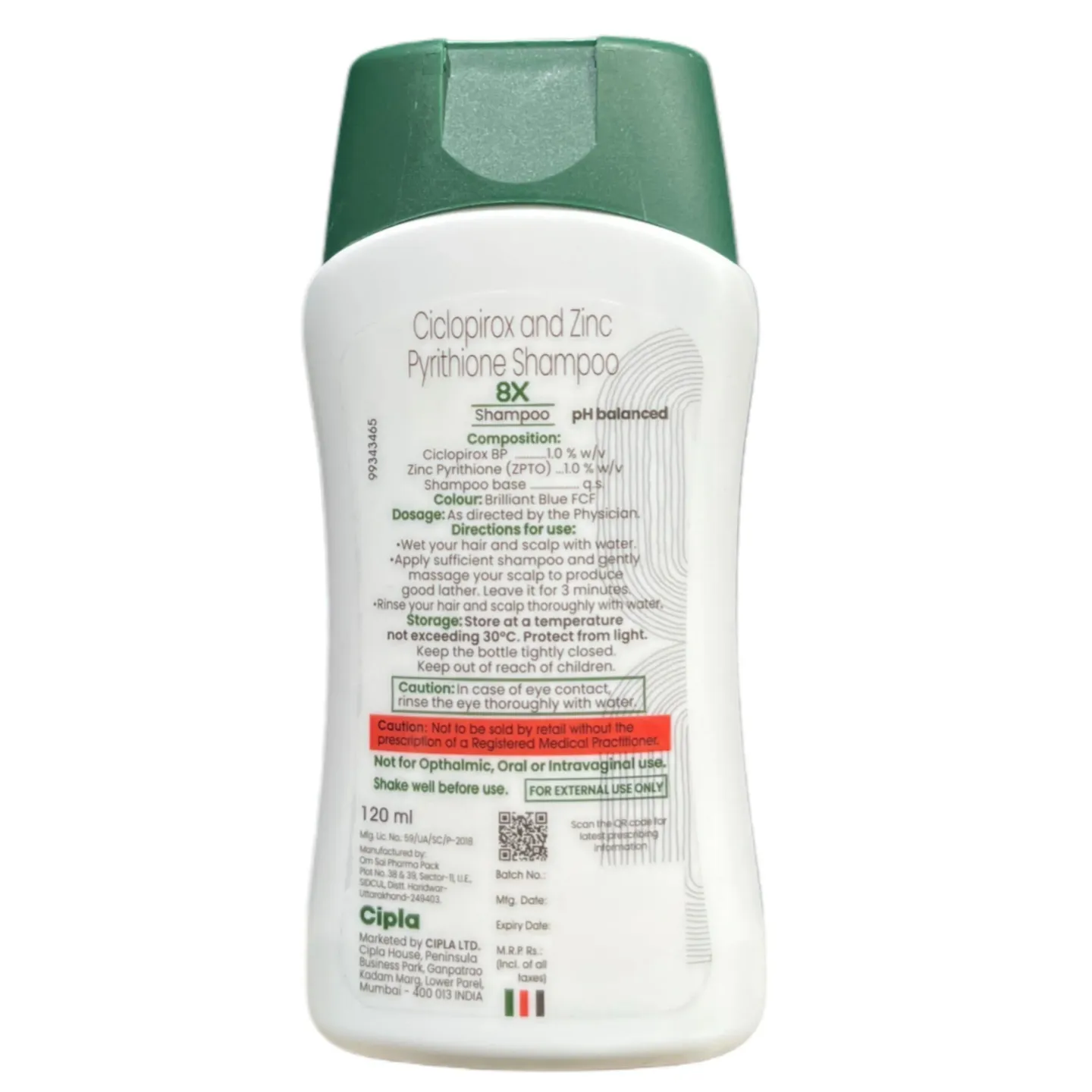 8x Shampoo 120ml product image