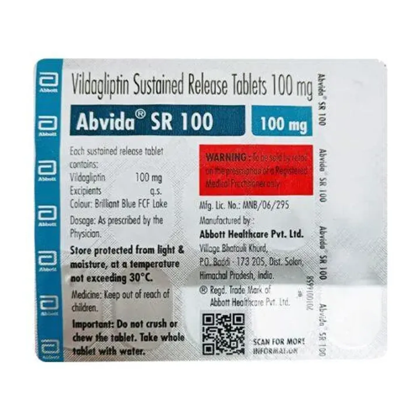 Abvida Sr 100 Tab product image