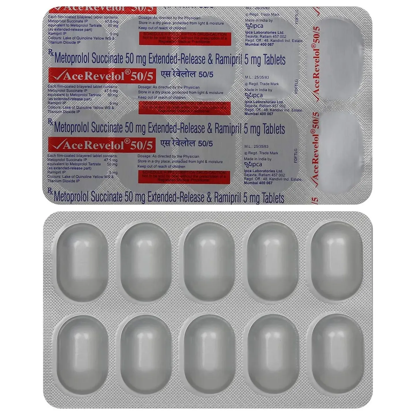 Ace Revelol 50/5 Tablet product image