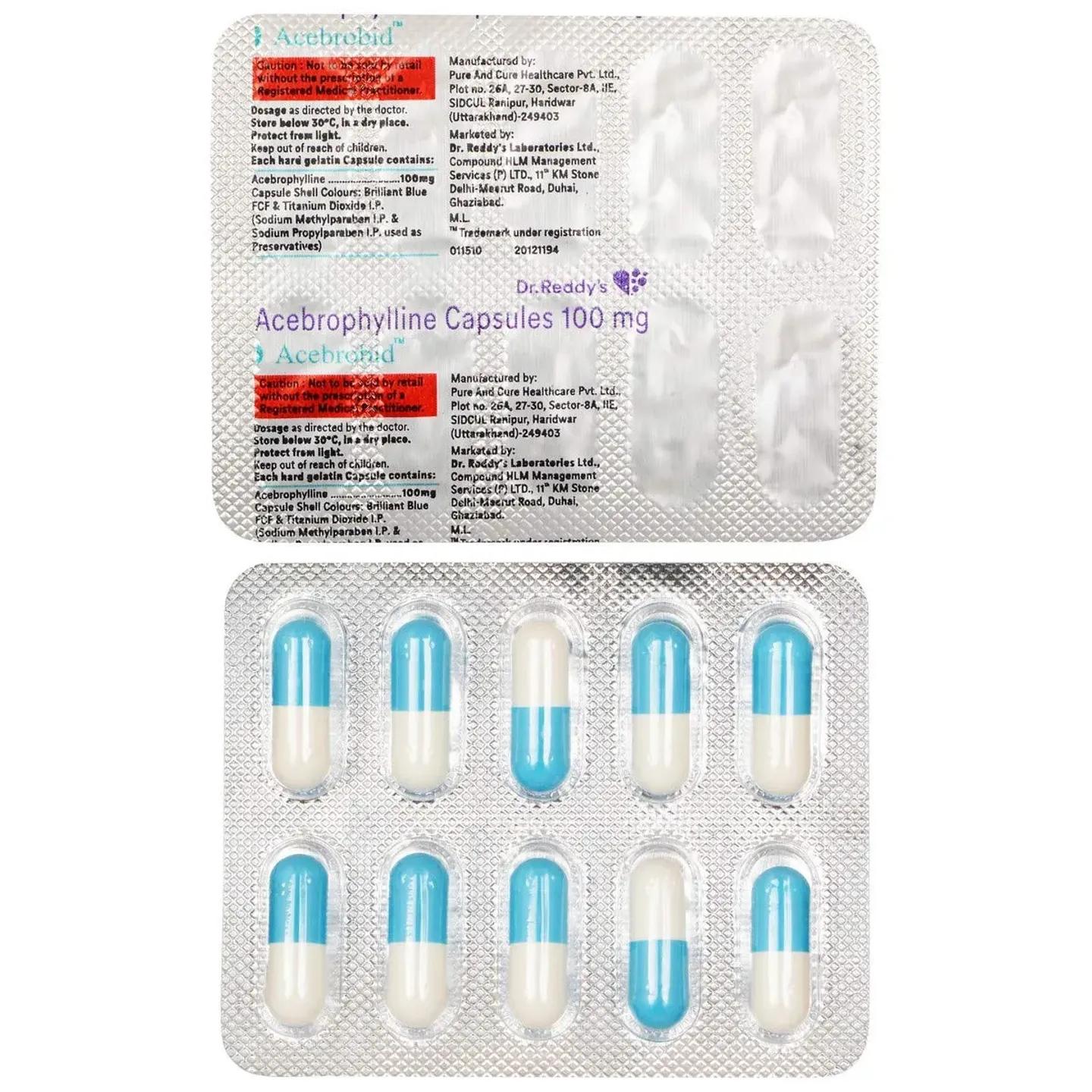 Acebrobid 100 Capsule product image