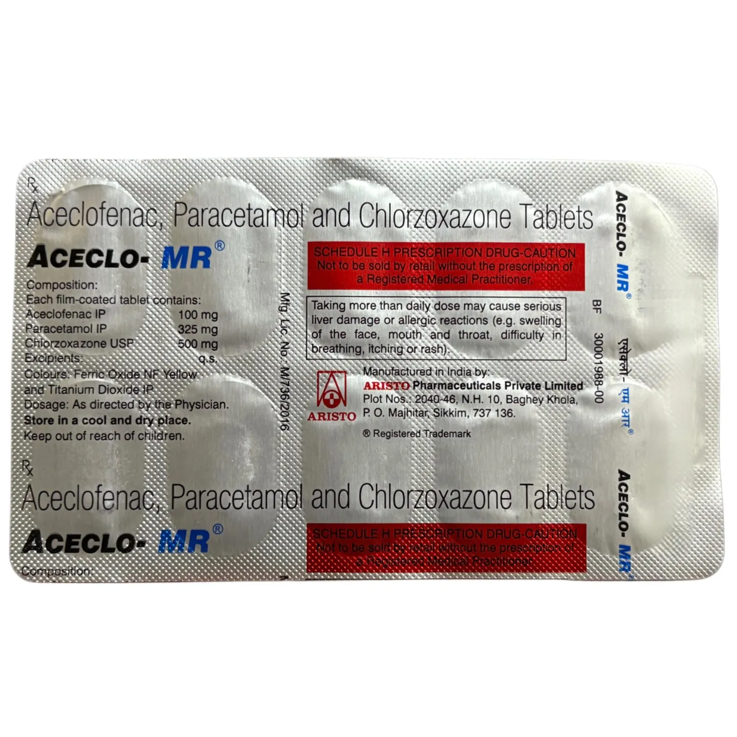 Aceclo Mr Tablet product image