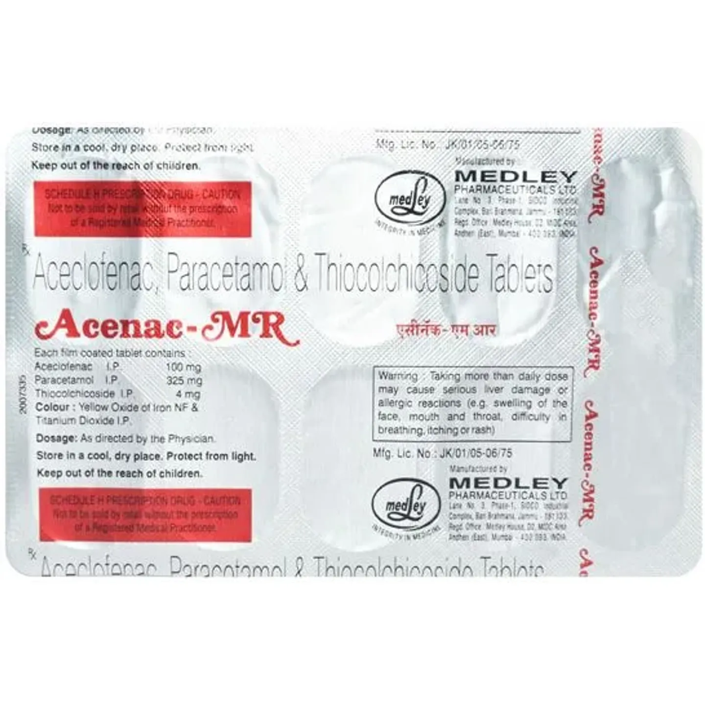 Acenac Mr Tablet product image