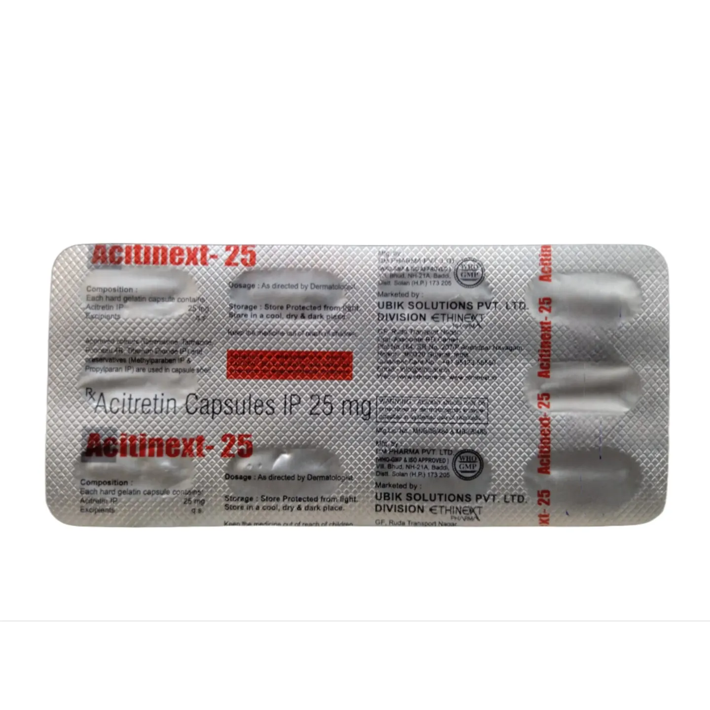 Acitinext 25 Capsule product image