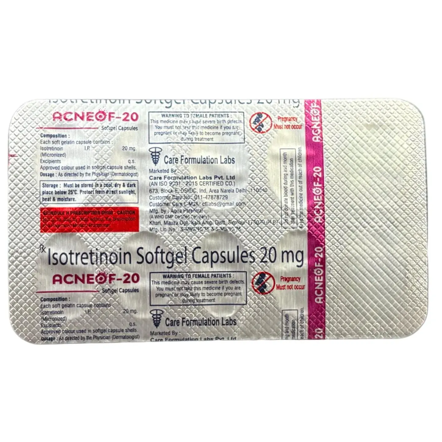 Acneof 20 Capsule product image