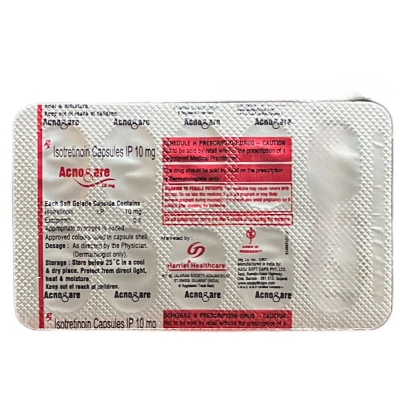 Acnogare 10 Capsule product image
