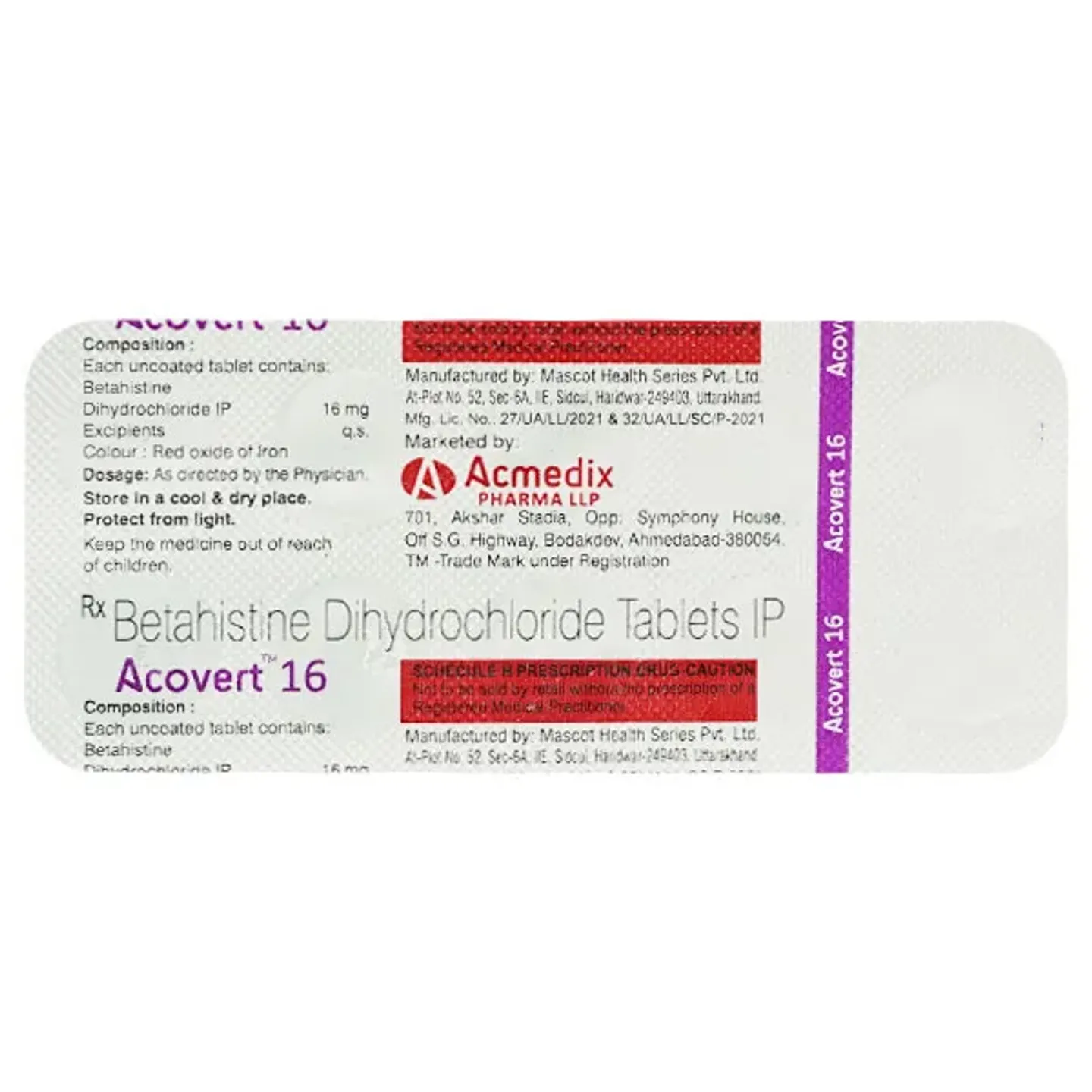 Acovert 16 Tablet product image