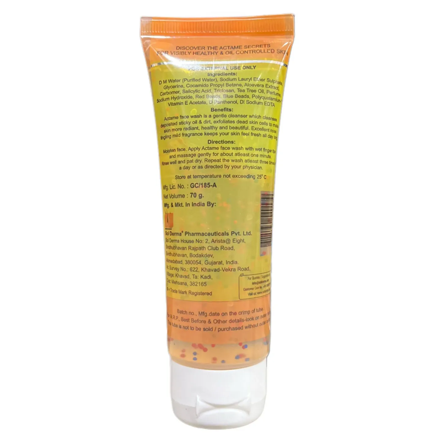 Actame Face Wash product image