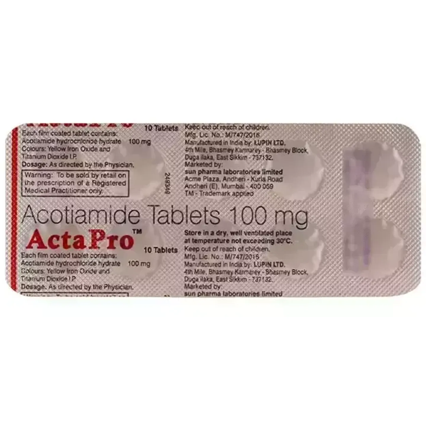 Actapro Tablet product image