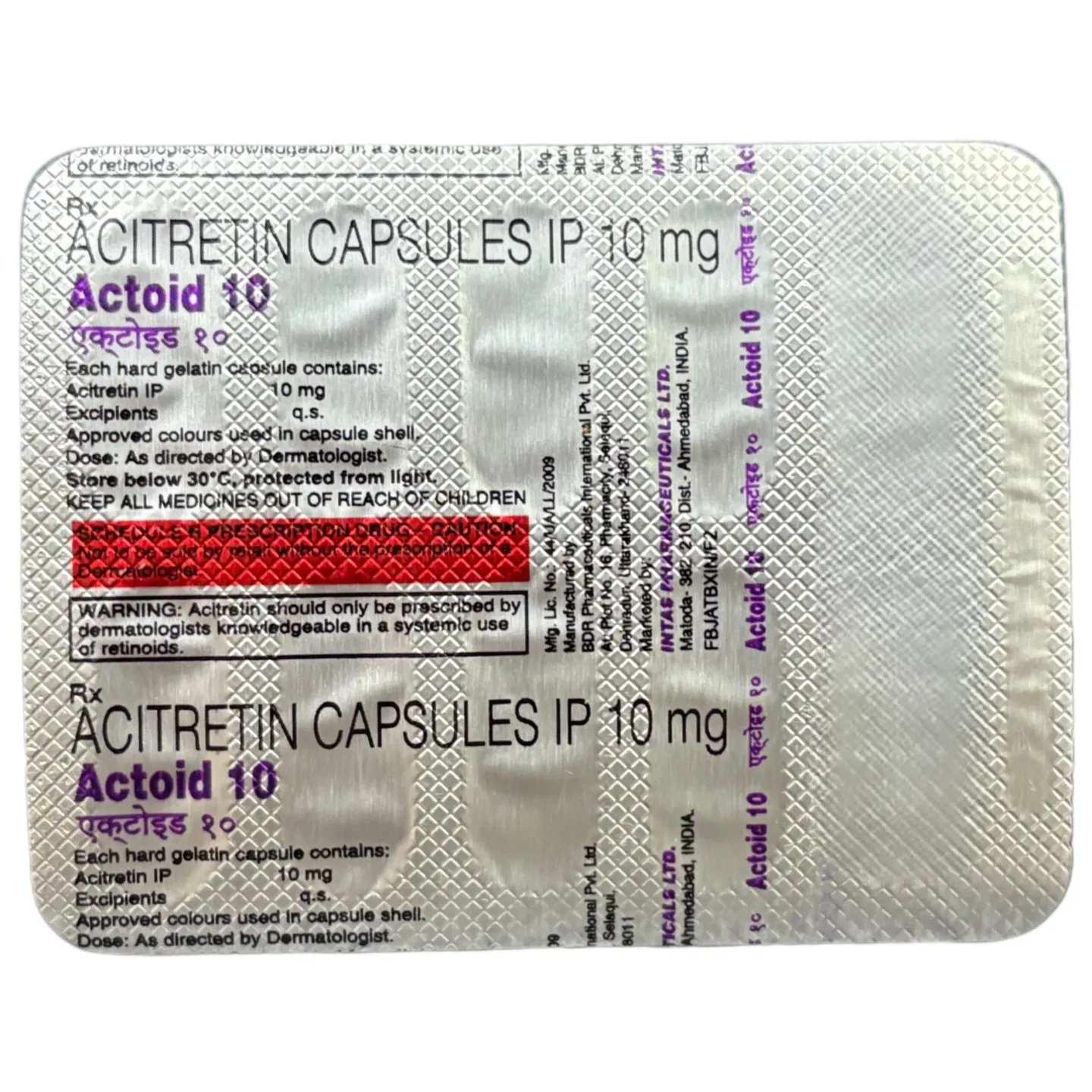 Actoid 10 Capsules product image