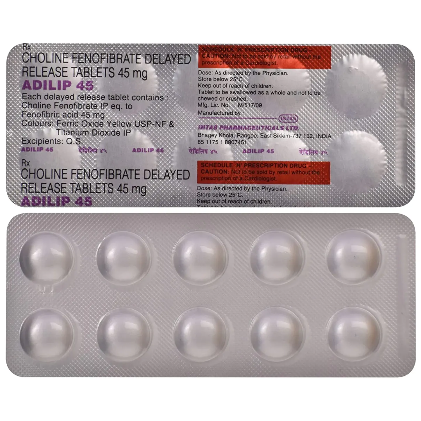 Adilip 45 Tablet product image