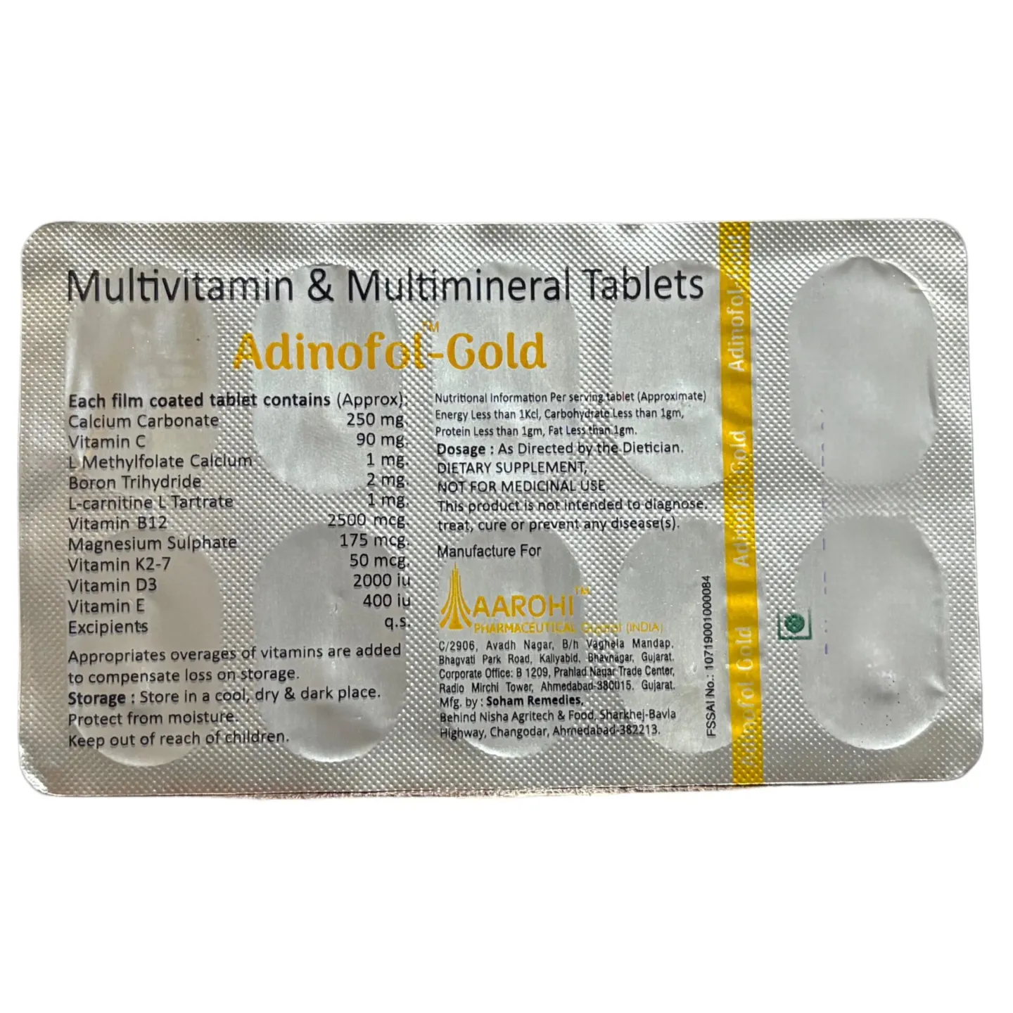 Adinofol Gold Tablet product image