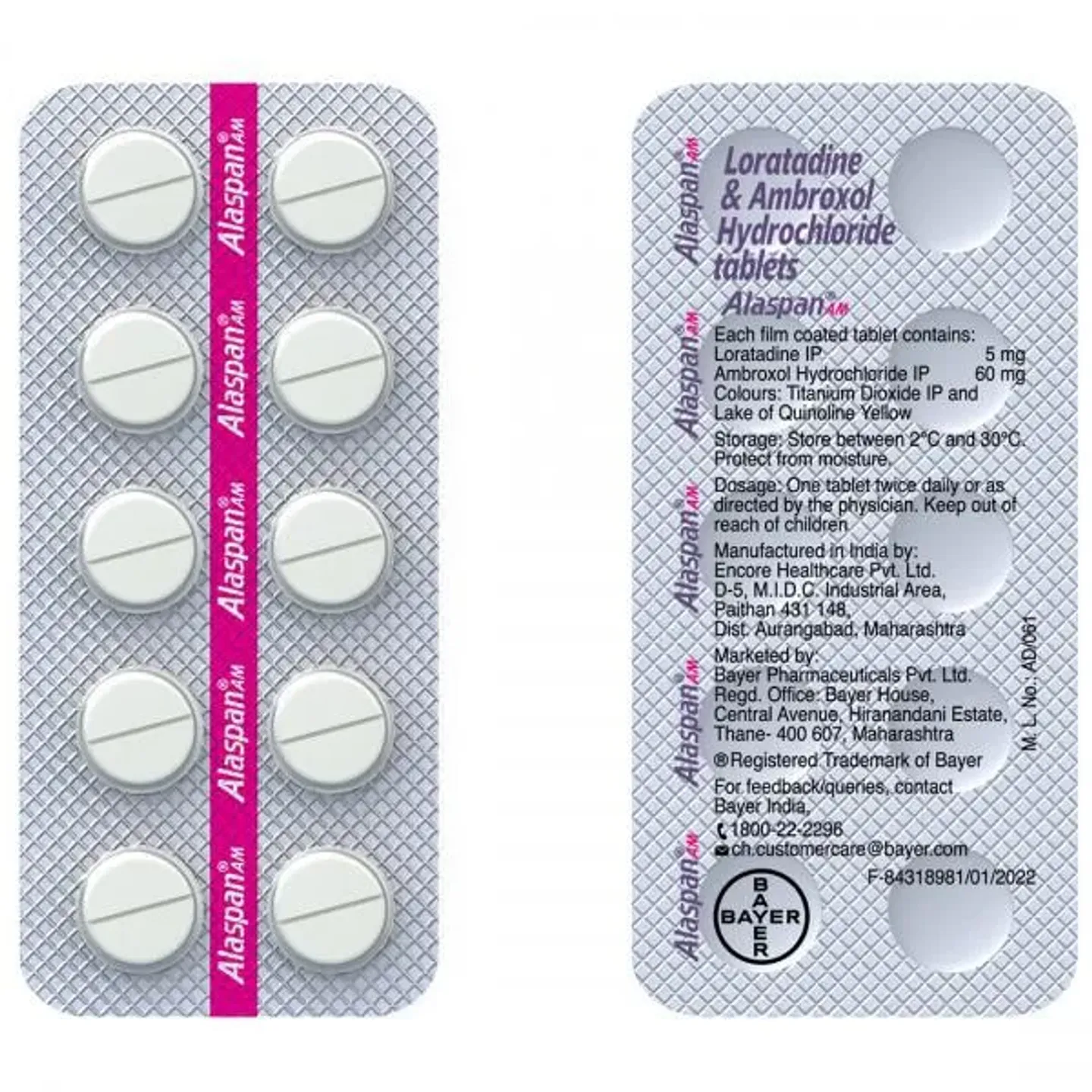Alaspan Am Tablet product image