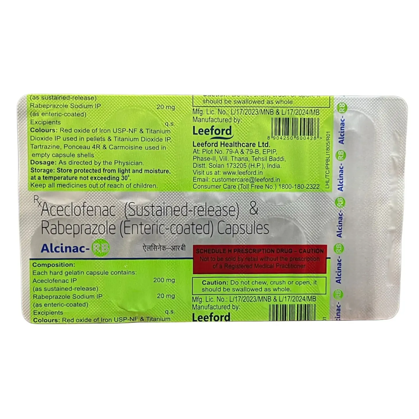 Alcinac-rb Capsule product image