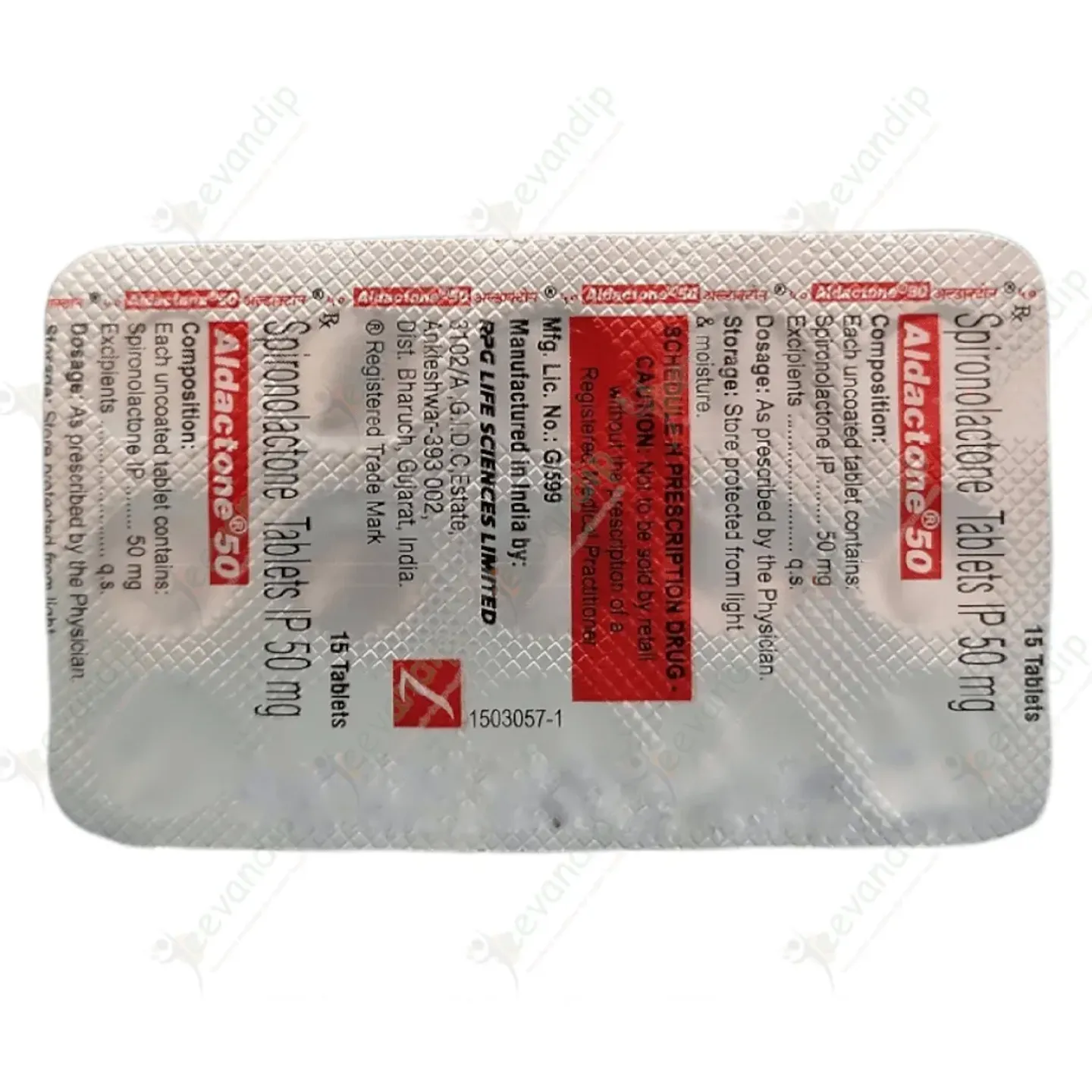 Aldactone 50 Tablet product image