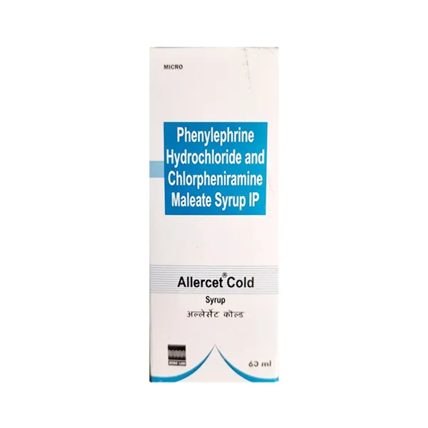 Allercet Cold Syrup 60ml product image