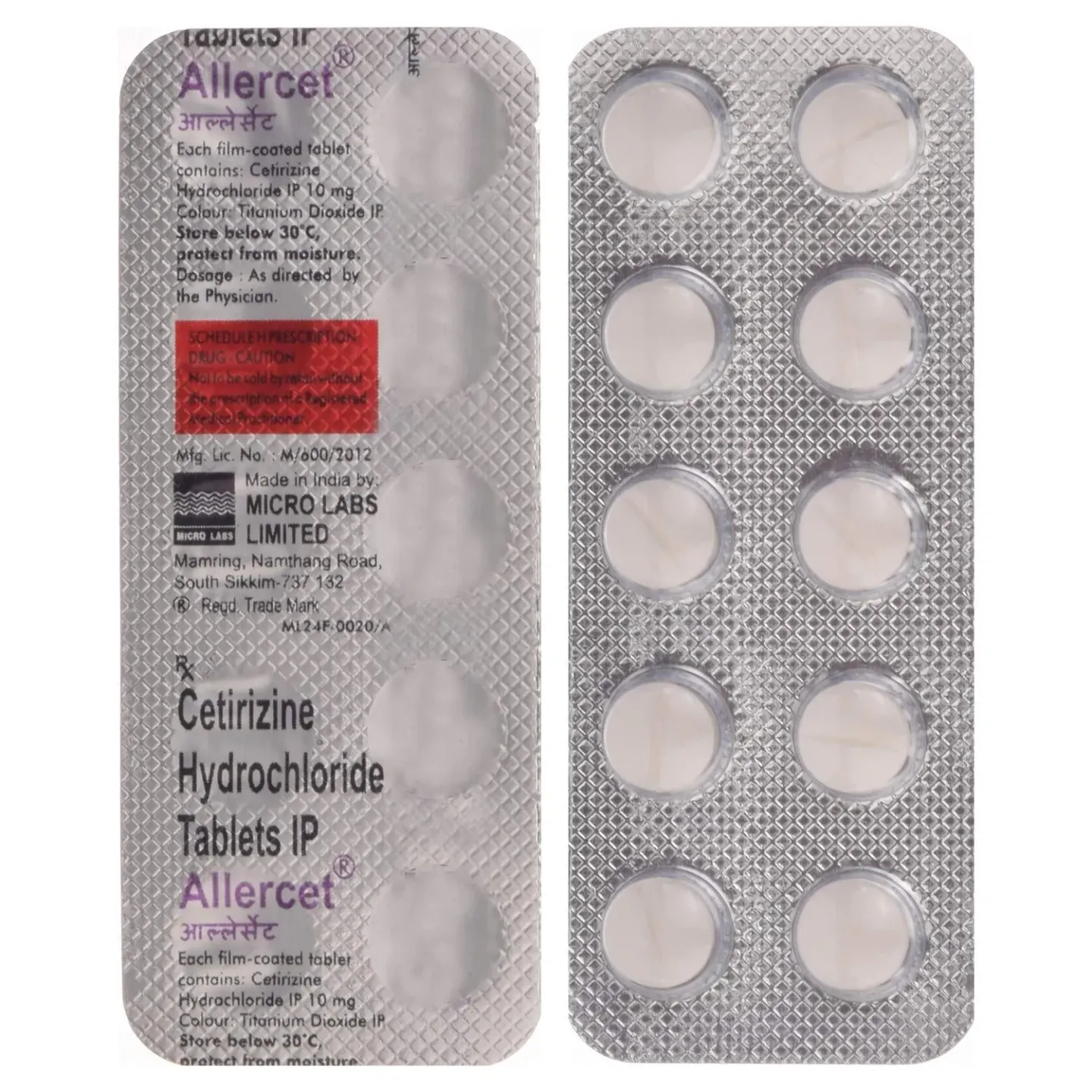 Allercet Tablet product image