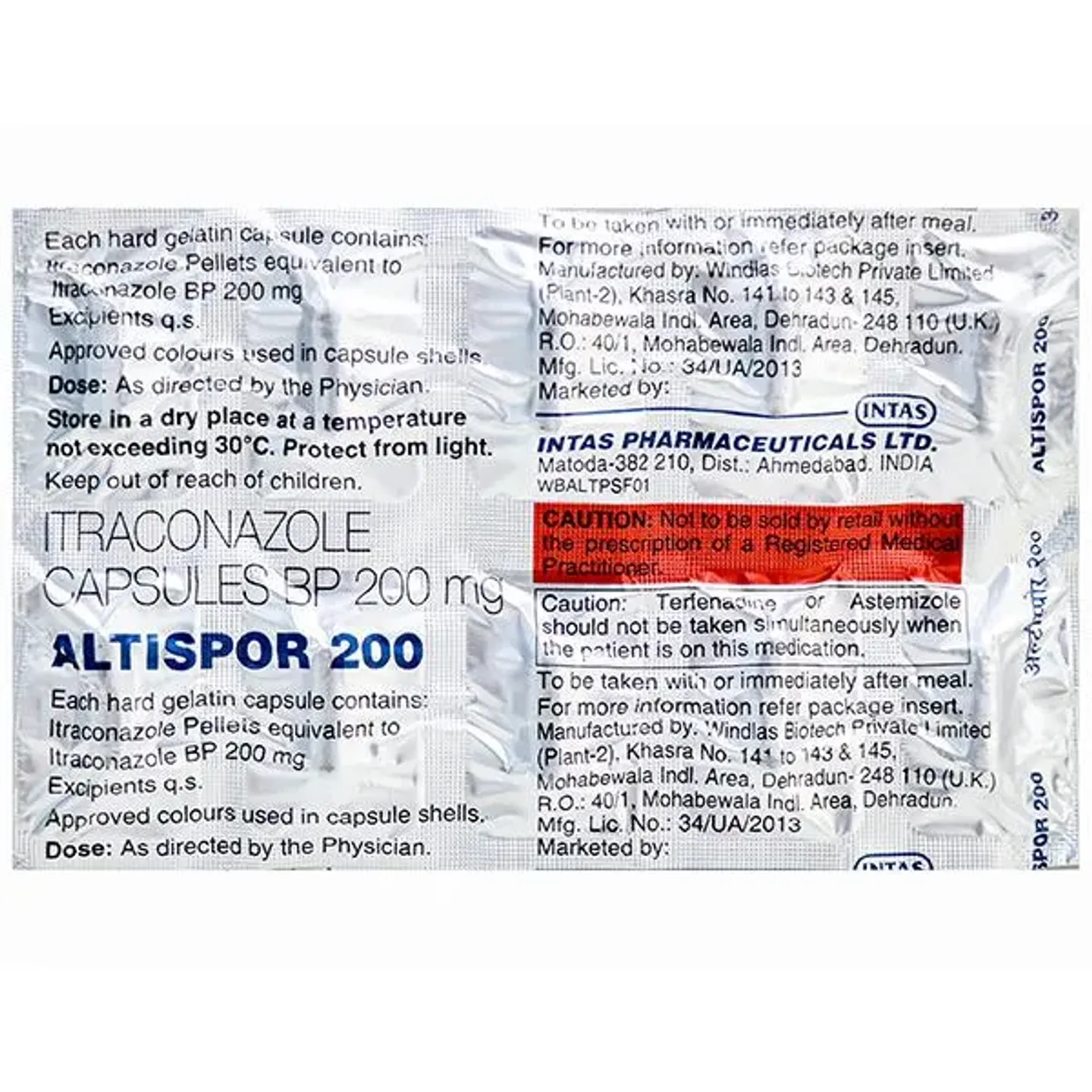 Altispor 200 Capsule product image