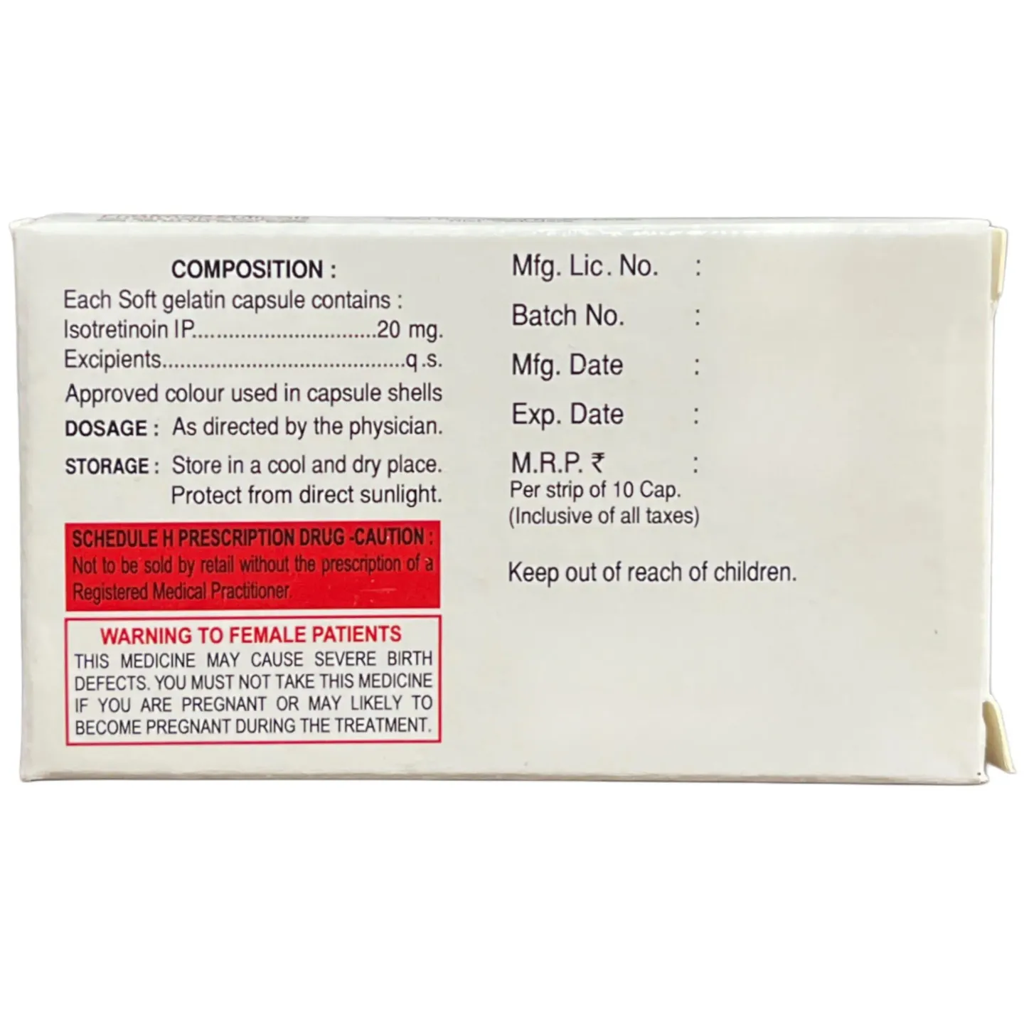 Altret 20 Capsule product image