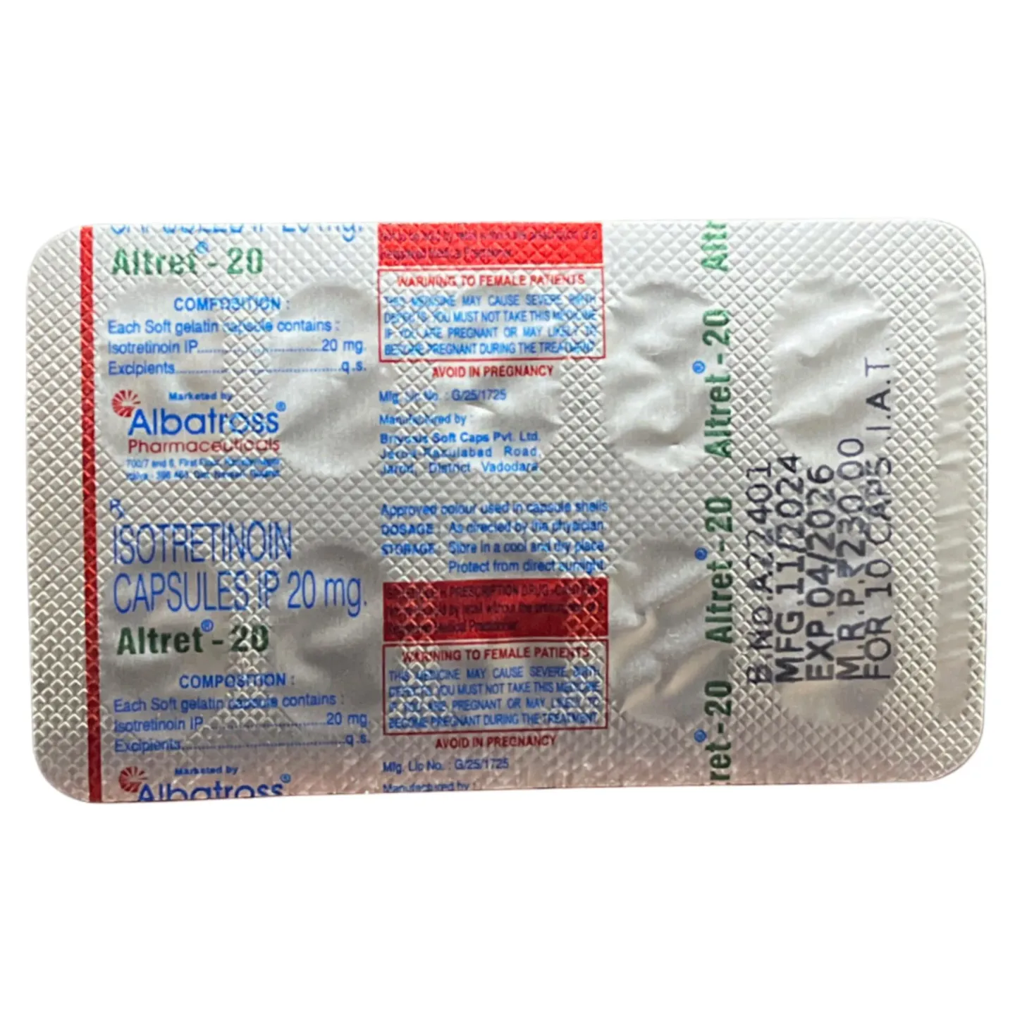 Altret 20 Capsule product image