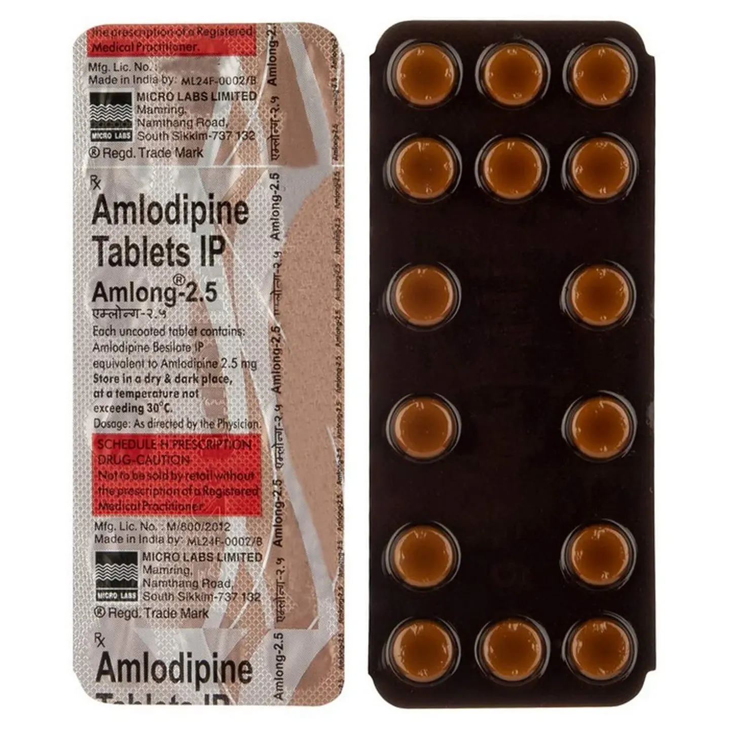 Amlong 2.5 Tablet product image