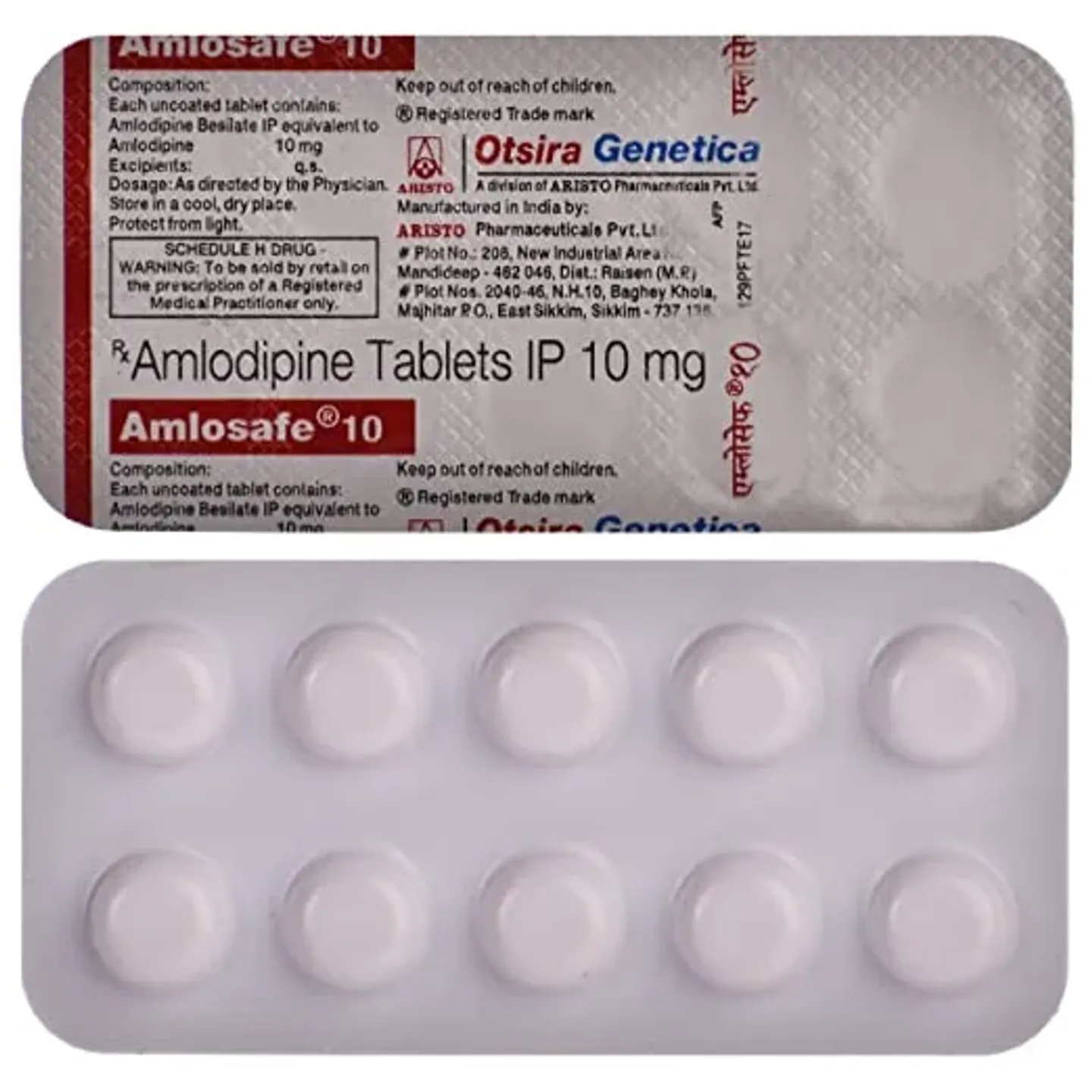 Amlosafe 10 Tablet product image
