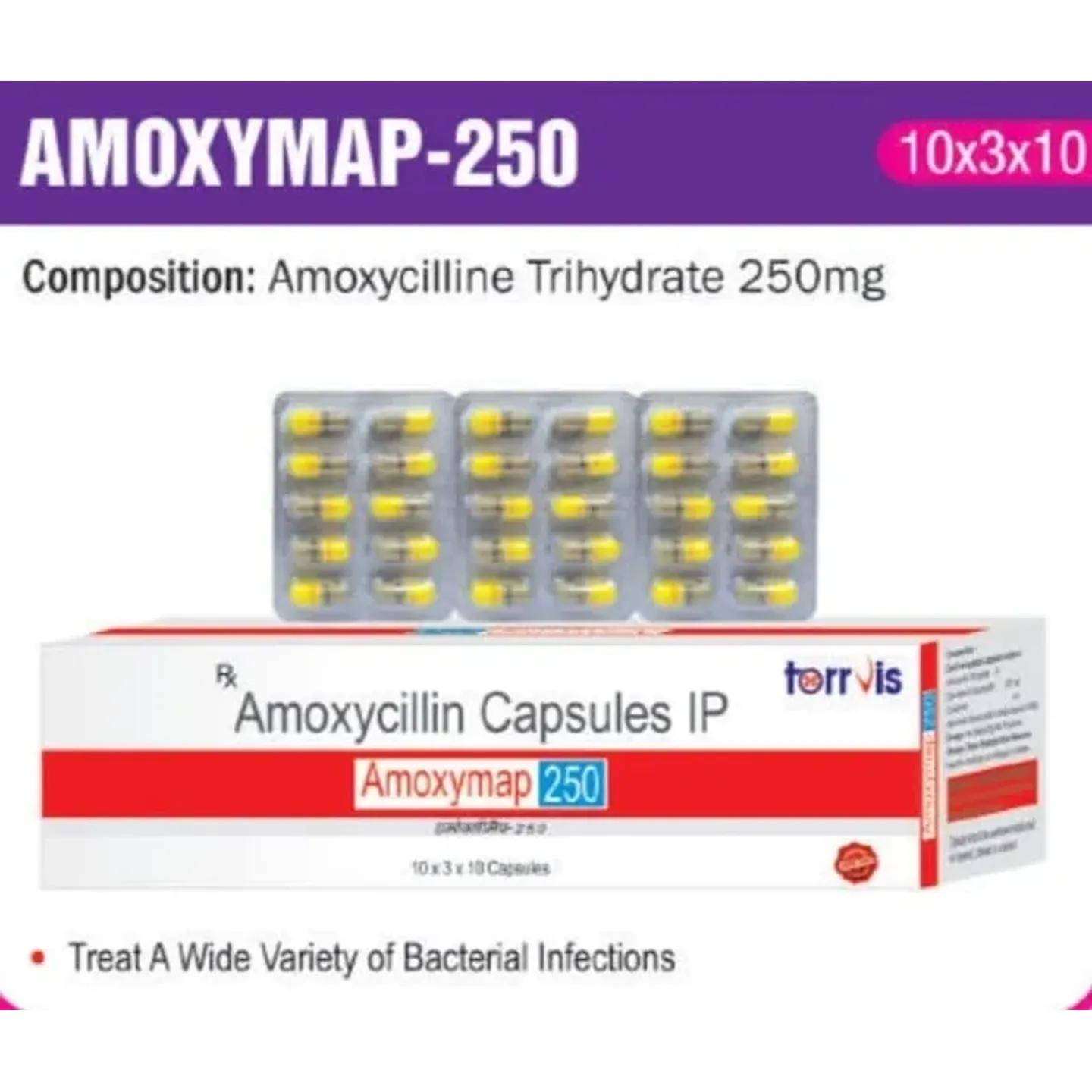 Amoxymap 250 Capsule product image