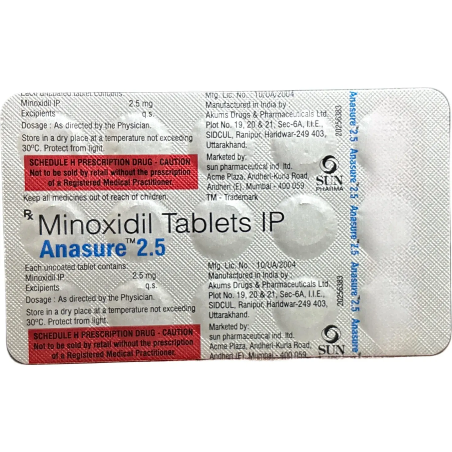 Anasure 2.5 Tablet product image