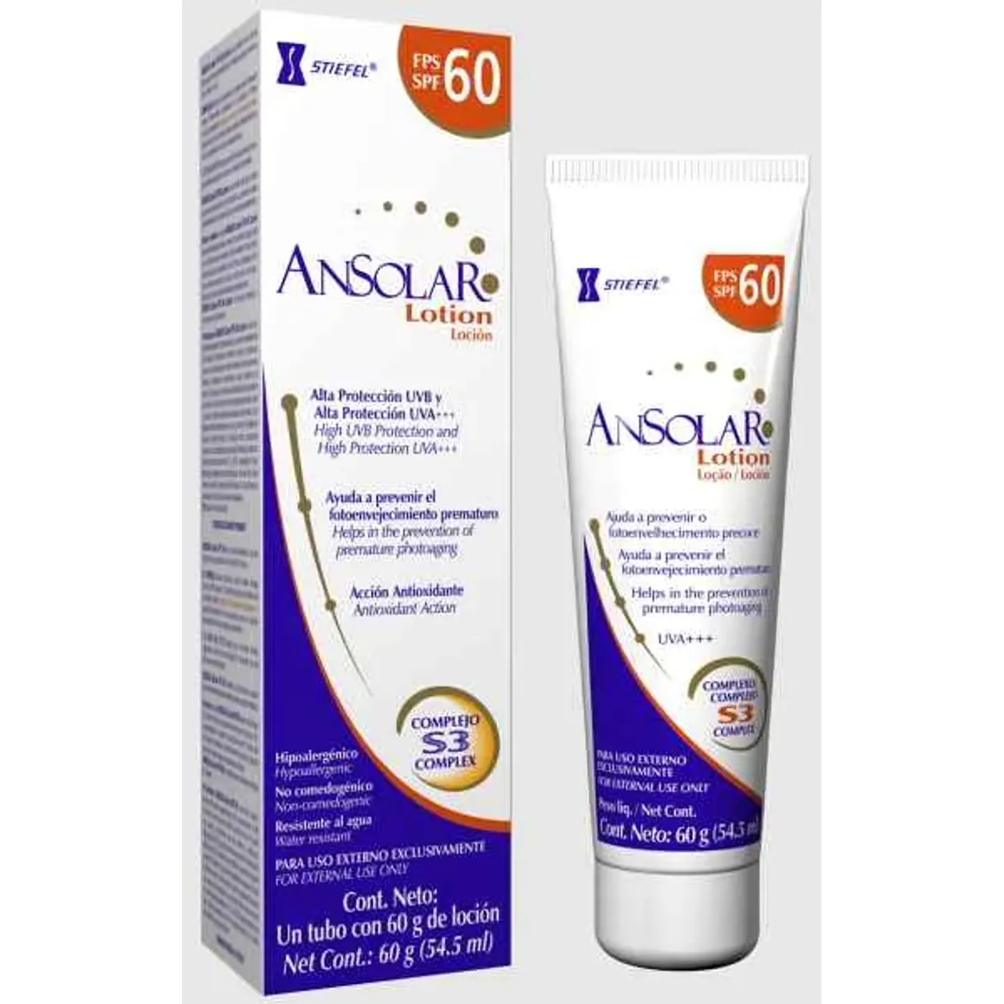 Ansolar Lotion Spf 60 product image
